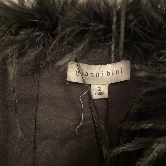 Gianni Bini feather tube top NWT - Picture 2 of 4